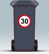 Containerstickers-30km-Container-Sticker-30cm doorsnede-2 stuks-verjaardag-30jaar