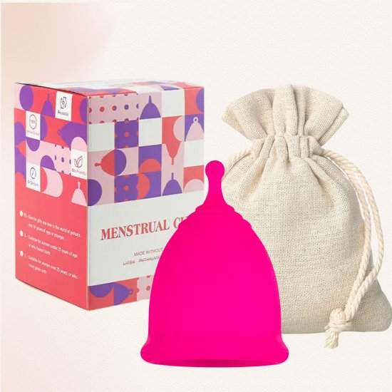 Menstruatiecup L - duurzaam menstrueren - conceptiecup - herbruikbare menstruatiecup - Maat S, M, L - Nichie