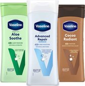 Vaseline Bodylotion - Try Out - Advanced Repair / Aloë Soothe / Cacoa Radiant