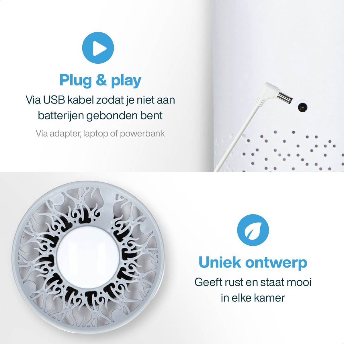 Luchtreiniger met Ionisator – Air Purifier met HEPA Filter – Clean Air – Luchtzuiveraar met UV – Incl. Extra Luchtfilterset — afbeelding 6