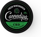 Cannadips CBD pouches Fresh Wintergreen 10 mg 15 x