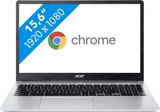 Acer Chromebook 315 (CB315-4H) - 15.6 inch - Chrome OS - Zilver - Acer - Hoofdafbeelding
