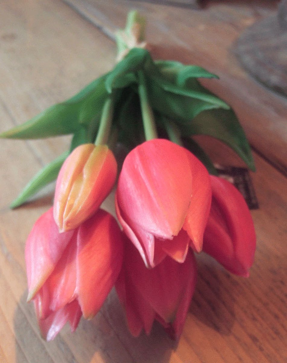 Kunst tulpen pink 25 cm