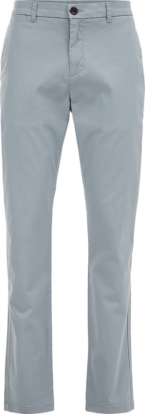 WE Fashion Heren slim fit chino met stretch