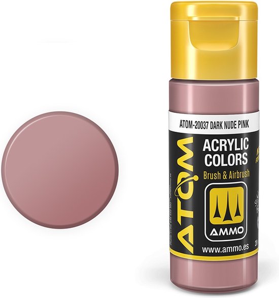 AMMO MIG 20037 ATOM - Pink Nude FONCÉ - Acryl - Flacon de Peinture 20ml