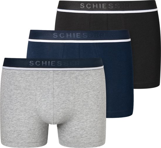 Schiesser 95/5 Organic Heren Shorts - 3 pack - Maat XXL