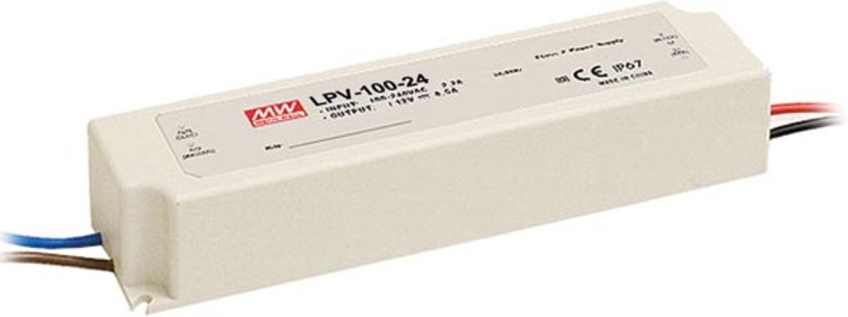 Mean Well SCHAKELENDE VOEDING - 1 UITGANG - 100 W - 24 V