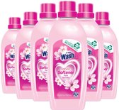 6x At Home Wasverzachter Pink Secrets 20 Wasbeurten 750 ml