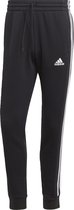 adidas Sportswear Essentials Fleece 3-Stripes Tapered Cuff Broek - Heren - Zwart- S