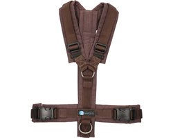AnnyX Hondentuig - FUN - Speurtuig - Bruin - maat XXS - Borstomvang 36-42cm - Gewicht hond 3 -7 kg