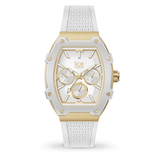 Ice Watch Ice Boliday - White Gold 022871 Horloge - Siliconen - Wit - Ø 40 mm