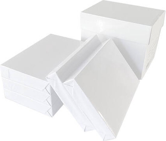 Kopieer- printpapier - A4-75 gr-500 vel - per doos (5 pakken) - 'merkloos''