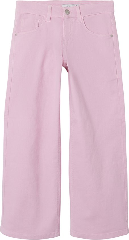 Name It Jeans Nkfrose Wide Twi Pant 1115-tp Noos 13211632 Parfait Pink Taille Femme - W122