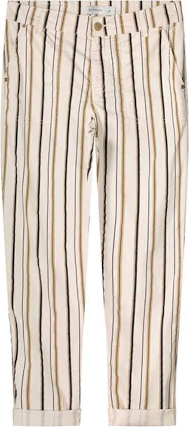 Summum - 4s2438-12005 - Loose pant multi stripe cotton twill