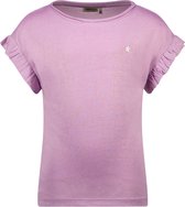 Meisjes t-shirt slub metallic - Lilac