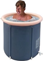 Ligbad opvouwbaar volwassenen - Opvouwbaar bad - Bath bucket - Ligbad vrijstaand - 75x75cm/Grijs