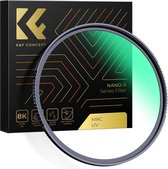 K&F Concept - UV-Filter voor Camera - Schott Glas - Lensbescherming - Ultraviolet Beschermlaag - Fotografie Accessoire