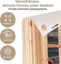 Tuinposter met houten raam 120x80 cm, weerbestendig en UV-bestendig. 'MuchoWow'.