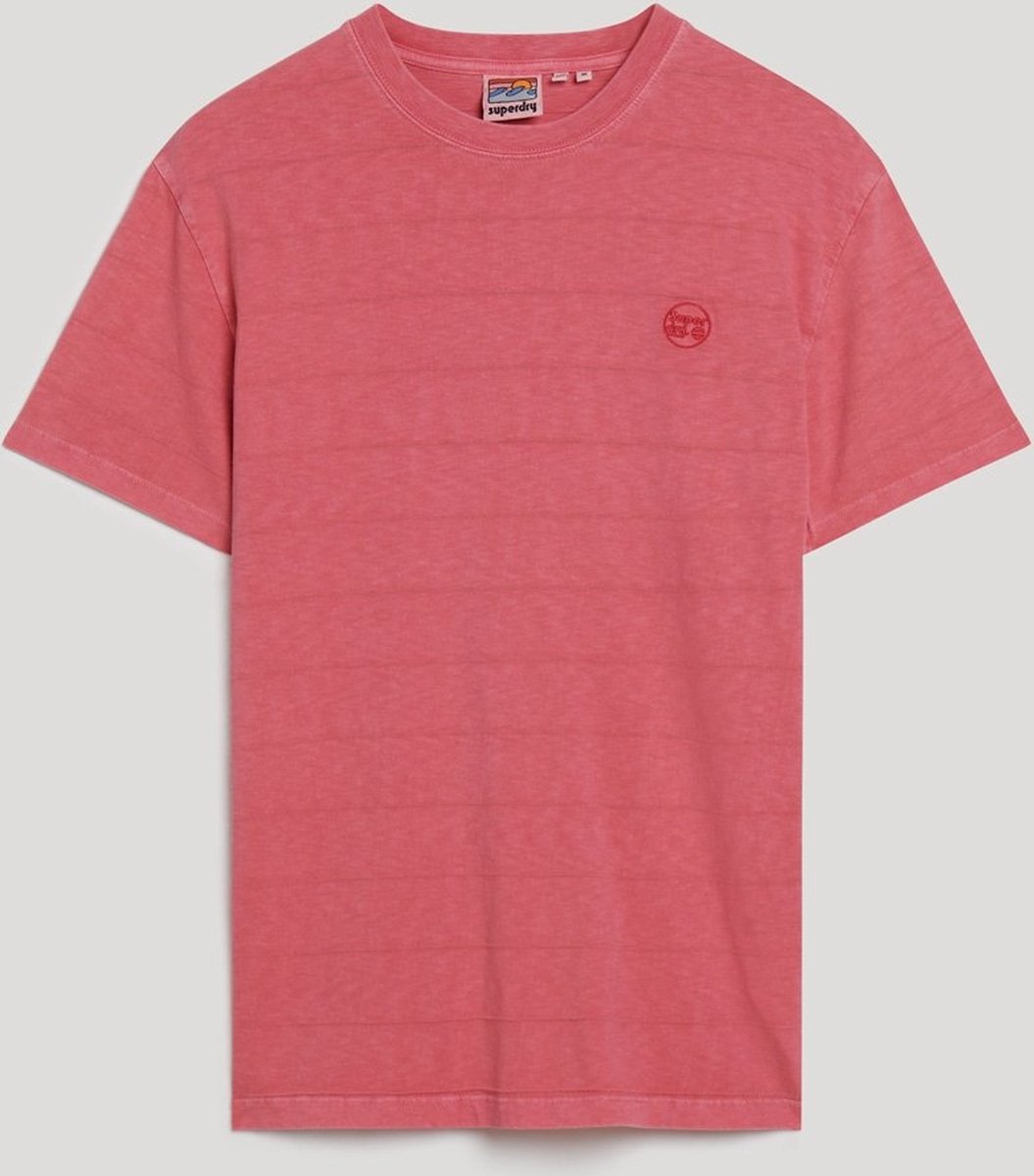 Superdry Organic Cotton Vintage Texture T-Shirt Desert Rose Roze