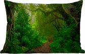 Buitenkussens - Landschap - Jungle - Tropisch - Zon - Groen - 60x40 cm - Weerbestendig