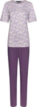 Pastunette pyjama paars patroon - Paars - Maat - 38