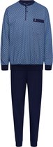 Katoenen heren pyjama van Robson - Blauw - Maat - 56