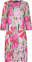 Pastunette dames nachthemd driekwart mouw - Summer Flower - 48 - Roze