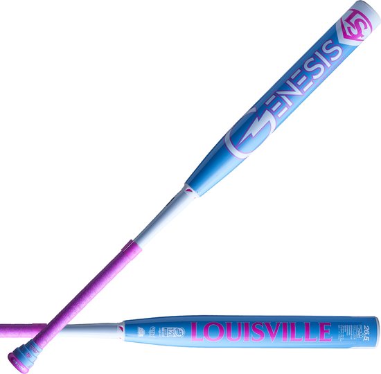 Batte De Softball Louisville Slugger Shoppe Backman - 34 Pouces, 26,5 Oz, Composite Carbone