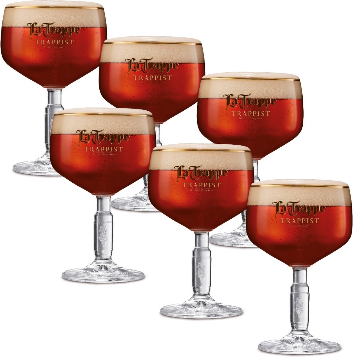 Verre à Bière La Trappe 250 Ml - Lot De 2 Pièces - Verre Officiel Pour Bières Trappistes