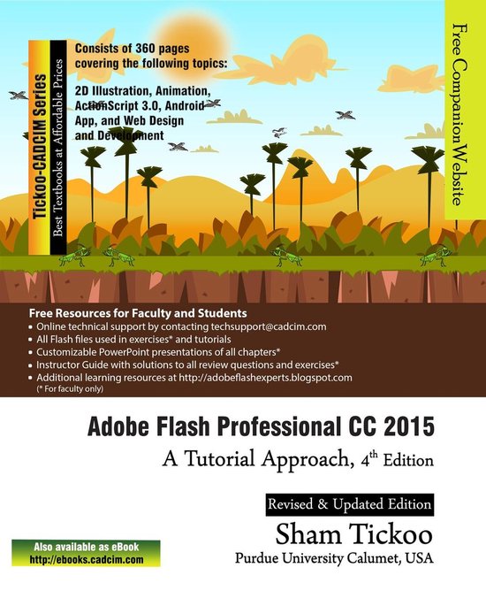 Adobe Flash Professional CC 2015: A Tutorial Approach - cover