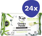 The Cheeky Panda Bamboe Gezichtsdoekjes Rozen (24x25)