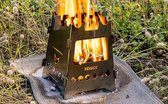 tent kachel / Draagbare Lichtgewicht - camping gas stove Portable collapsible, ‎12 x 12 x 16 cm