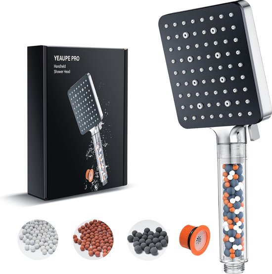 Douchekop, universele douchekop met filter, badkuip, handdouche (115 x