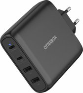 Otterbox GaN 4 x Porto Adaptateur Chargeur chargeur rapide 2 x USB-C & 2 x USB-A - 100W (prise UE) (20V, 3A)