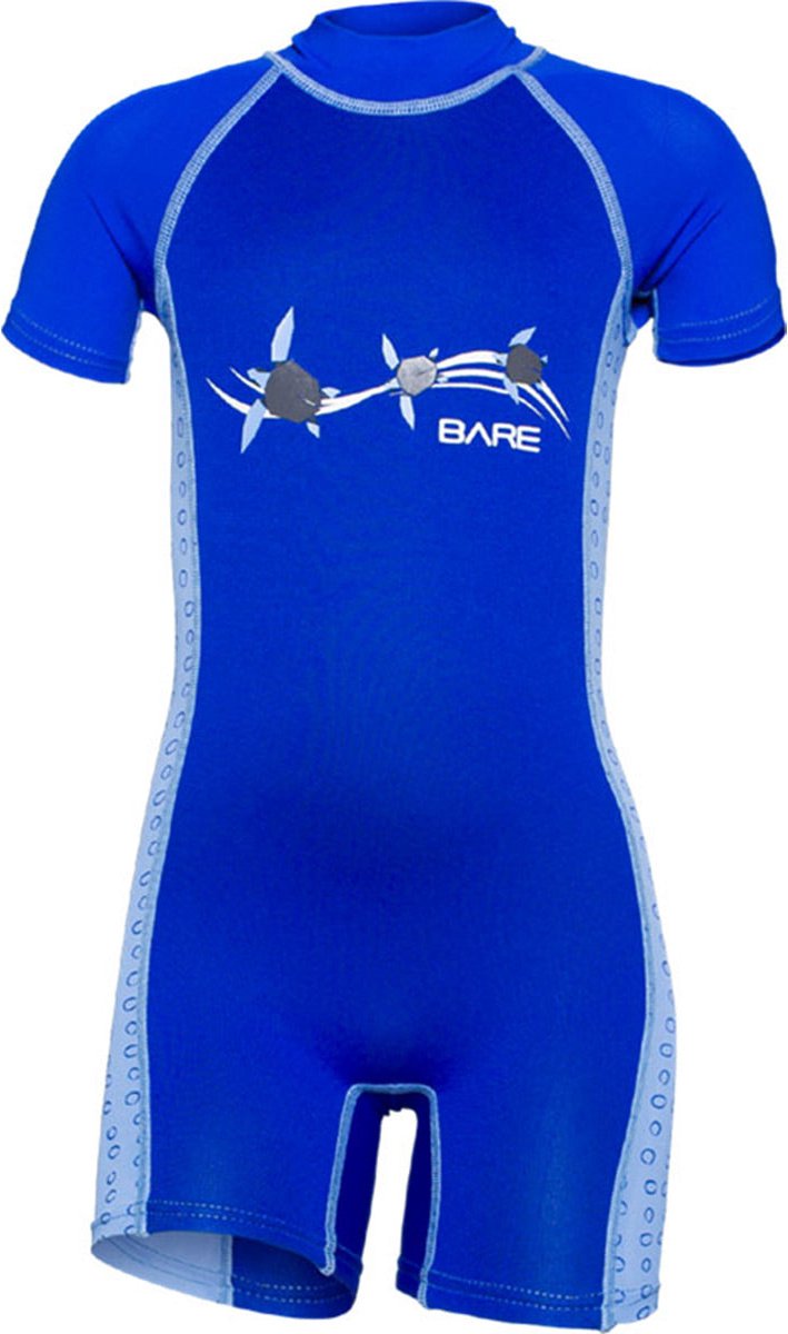 Bare 1mm Guppy Shorty - Wetsuit - Kinderen - Blauw - 02