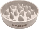 Animal Boulevard Ab65053 - Voer- En Drinkbakken - Hond - Ab Bamboo Slow Feeder Crème-14cm - Maat: 14cm