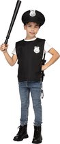 FUNIDELIA Kit Costume de Police pour Garçon - Zwart