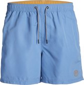 Jack & Jones Heren Zwemshorts JPSTFIJI Effen Lichtblauw - Maat M