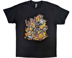 Slayer - Cartoon Flames Heren T-shirt - XL - Zwart