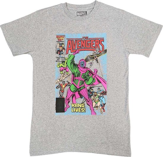 Marvel The Avengers - Kang Lives Heren T-shirt - L - Grijs