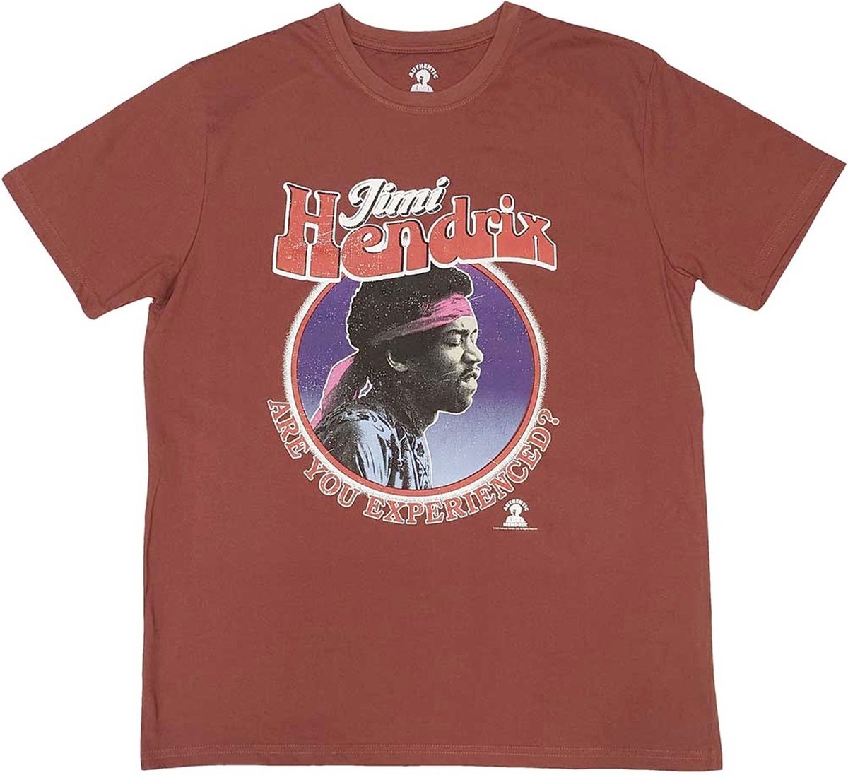 Jimi Hendrix - Are You Experienced Heren T-shirt - S - Rood