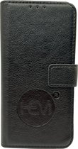 HEM telefoonhoesje geschikt voor Samsung S24 - Antique Black Leren Portemonnee Hoesje - Lederen Wallet Case TPU - Book Case - Flip Cover - Boek - 360º beschermend Telefoonhoesje