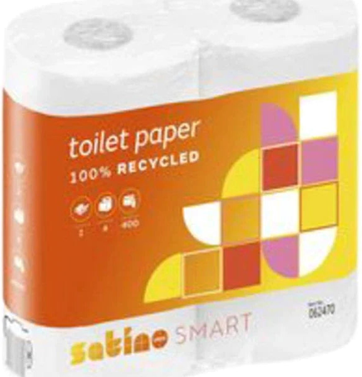 Toiletpapier Satino Smart 2-laags 400vel wit 40rollen