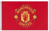 VlagDirect - Man United vlag - Manchester United vlag - 90 x 150 cm.