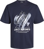 Jack & Jones t-shirt jongens - blauw - JCOtint - maat 140