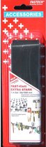 FASTECH® 730-330-1C Klittenband Om vast te plakken Hotmelt Haak- en lusdeel, Extra sterk (l x b) 1000 mm x 50 mm Zwart