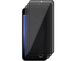 Privacy Screenprotector geschikt voor Samsung Galaxy S23 FE - 3x Volledig Dekkend Glas Screen Protector
