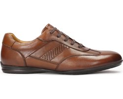 Brown half shoes in smart casual style
