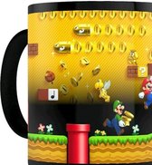 Nintendo Super Mario Gold Coin Rush Mug Thermo-réactif 325 ml