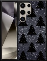 Cazy Hardcase Hoesje geschikt voor Samsung Galaxy S24 Ultra Snowy Christmas Tree